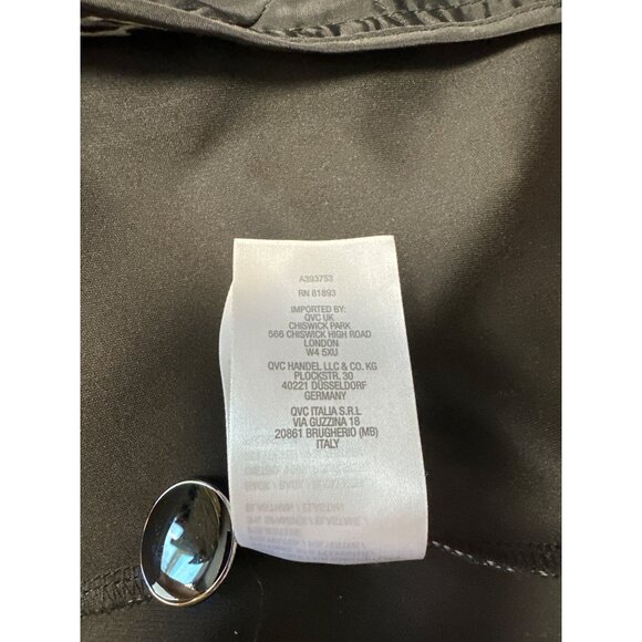 Susan Graver Leopard Print Short-Sleeve One Button Blazer Women's Size M - Picture 11 of 12